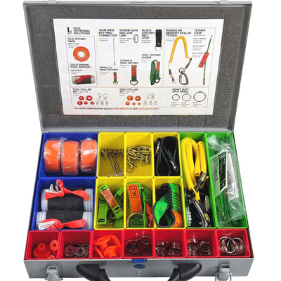 Leach’s Tool Tethering Solutions Kit in Heavy Duty Metal Case