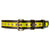 BIGBEN® Leather Belt with Eyelets - Black with Hi-Vis Reflective Tape