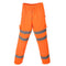 Hi-Vis Railtrack Jogging Bottoms - Orange