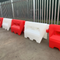 Safety Road Block Traffic Separator Barrier 1m long x 55cm high - Pallet Bundle of 11 x Red, 10 x White