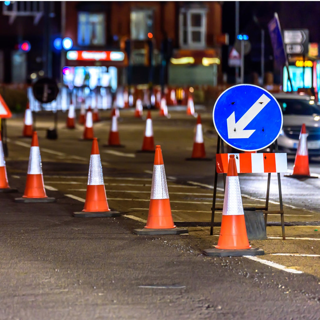 750mm Traffic Cone - Red/White