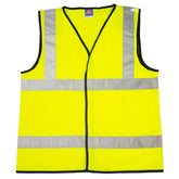 Hi-Vis Waistcoat Class 2 c/with Viblon Shoulder Protection - Yellow