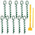 BIGBEN Heavy Duty Hurricane Ground Anchor & Driver - 10 Pack