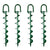 BIGBEN 500mm Heavy Duty Hurricane Ground Anchor - 4 Pack