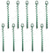 BIGBEN 900mm Heavy Duty Hurricane Ground Anchor - 10 Pack