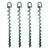 BIGBEN 900mm Heavy Duty Hurricane Ground Anchor - 4 Pack