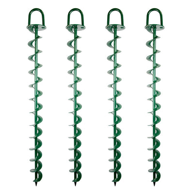 BIGBEN 900mm Heavy Duty Hurricane Ground Anchor - 4 Pack