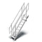 Scaffold stairs with handrail