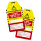 Tie Warning Test Tag - 50 Pack