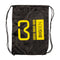 Black drawstring bag