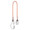 BIGBEN® Braided Rope Fall Restraint Lanyard with 1x Carabina & 1x Scaff Hook