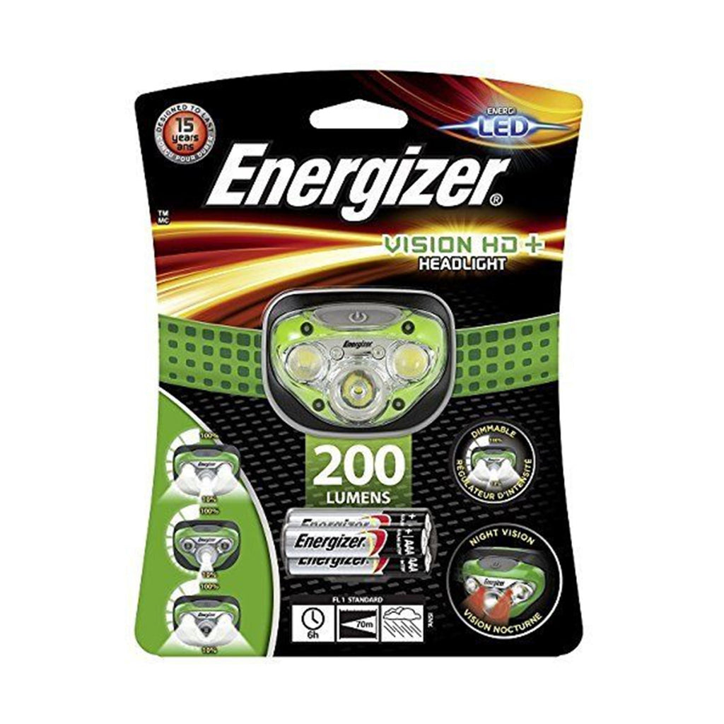 Energizer Vision HD+ 4 Mode 200 Lumens LED Headlight