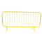 Heavy Duty Pedestrian Barrier - Powder Coated Yellow