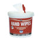 Tub of heavy duty hand wipes