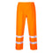 Hi-Vis Railtrack Waterproof Overtrousers, Orange-HV-3193O-S-Leachs