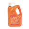 Orange bottle of hand sanitizer
