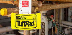 BIGBEN TuffPad scaffolding pad in use