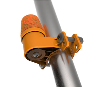 Orange scaffold light