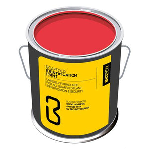 Red scaffold paint