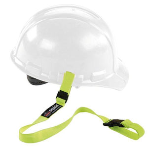 Tethered hard hat