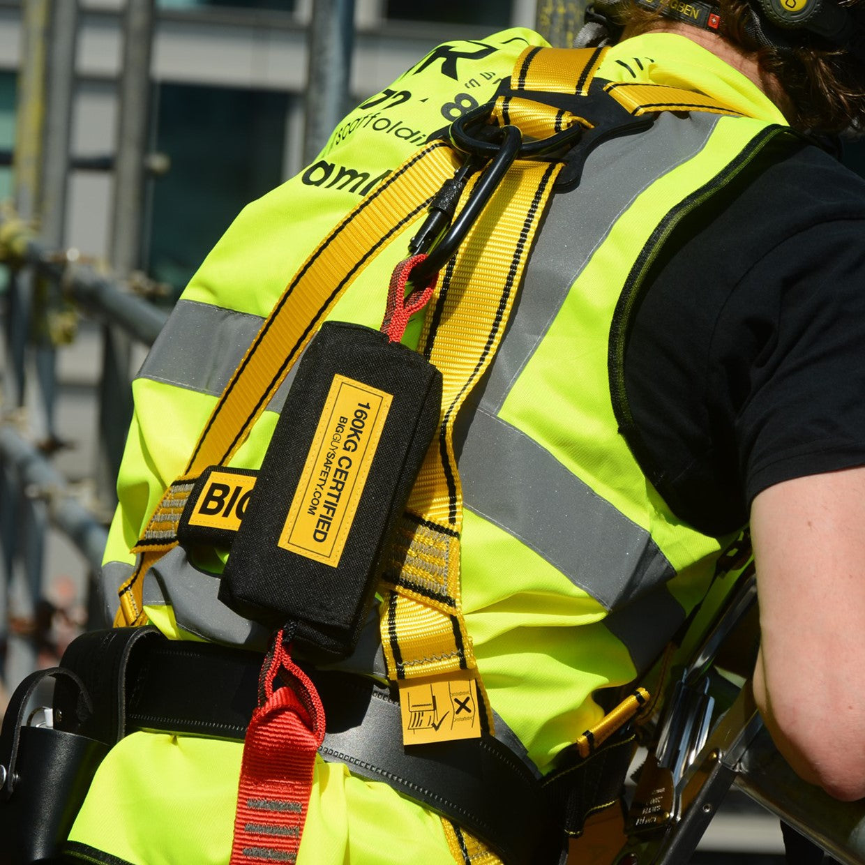 BIGBEN® Elasticated Fall Arrest Lanyard with Lightweight Steel Scaffold ...