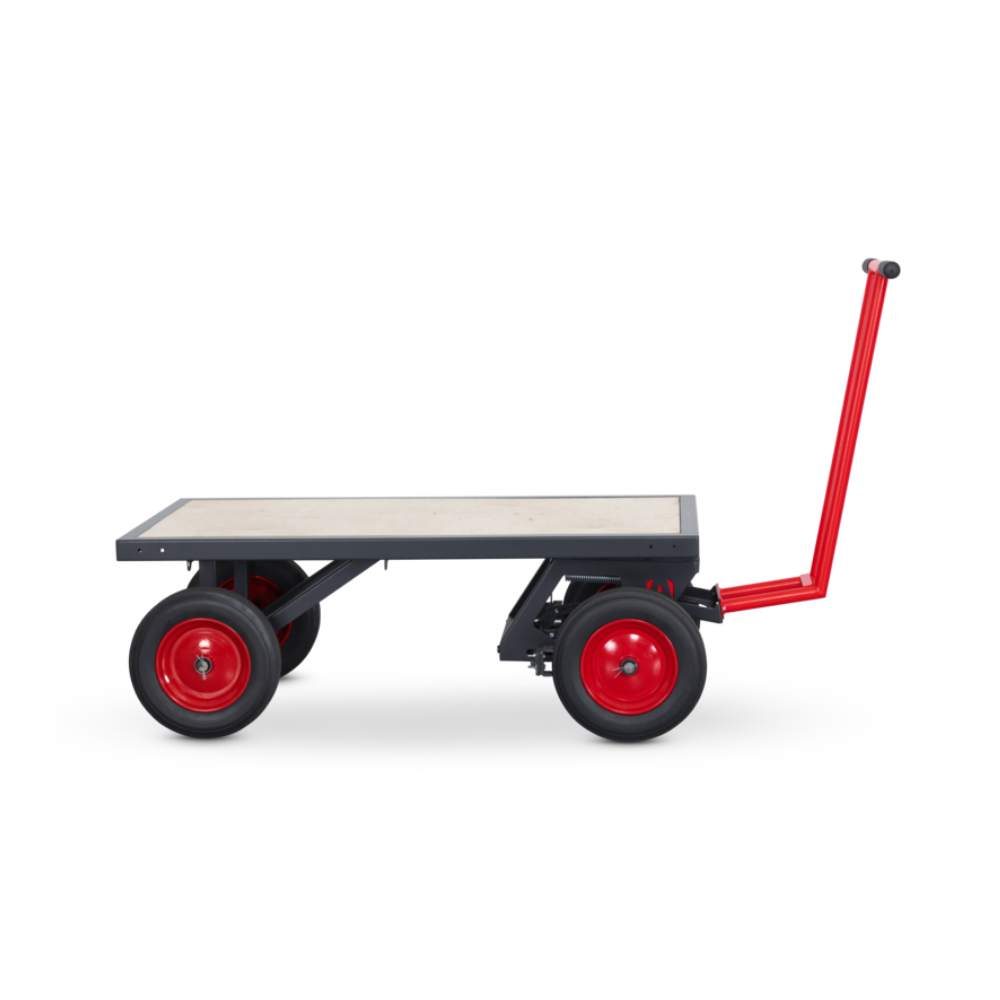Turntable Truck TT1, Large Flat-bed Platform Mobile Trolley, 1594W x 695D x 1160H, 1000kg SWL