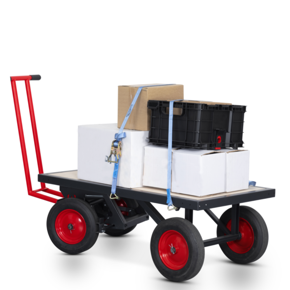Turntable Truck TT1, Large Flat-bed Platform Mobile Trolley, 1594W x 695D x 1160H, 1000kg SWL