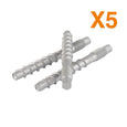 5x Tecfi Screwbolt Stud Anchor M12 x 10mm x 118mm