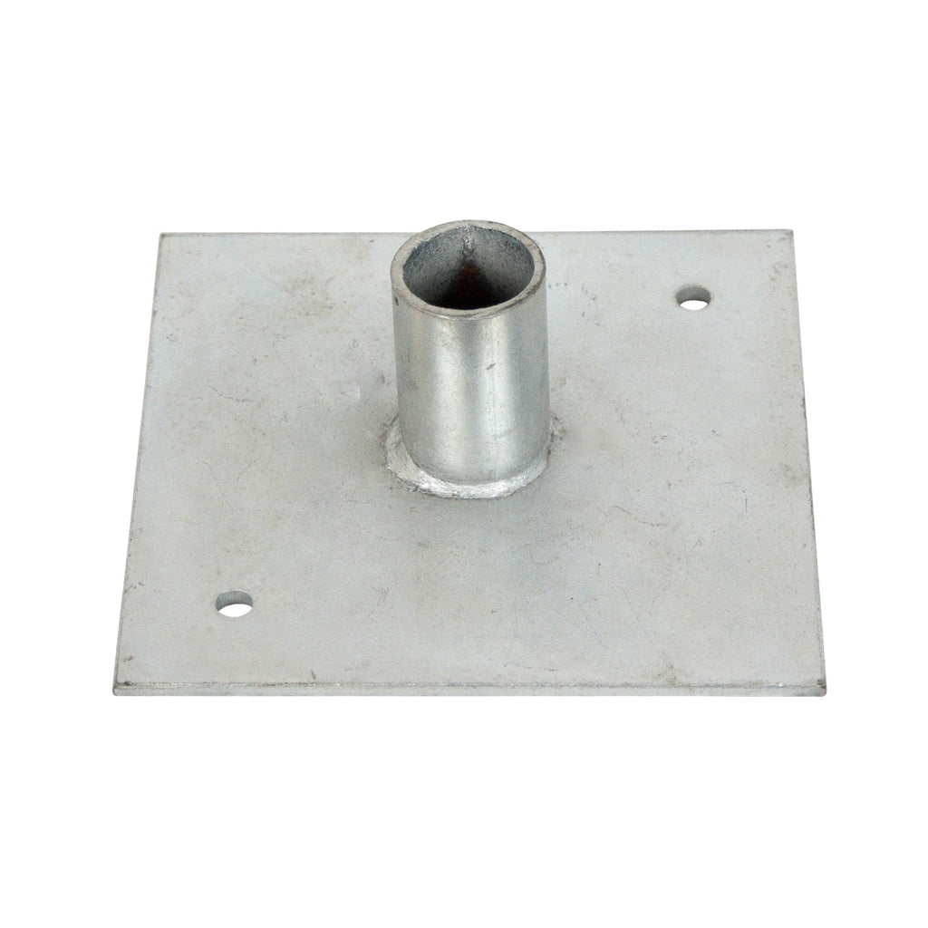 Base Plate For Panel Metal Base Plate 150mm x 150mm, 5mm Thick EN74/BS1139 Standard