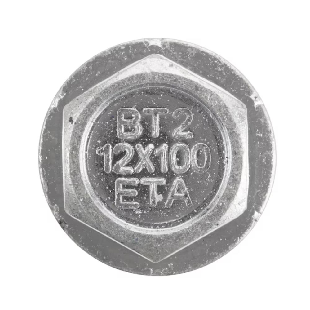 DeWalt BLUETIP2-BT 12mm Hex Head Screwbolt, Zinc Plated