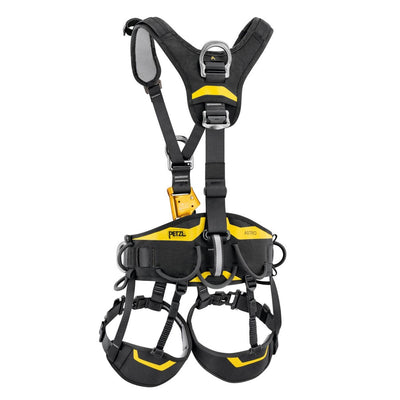 Petzl C083AB ASTRO® Full Body Harness, Black/Yellow