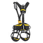 Petzl C083AB ASTRO® Full Body Harness, Black/Yellow