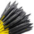 BIGBEN® Bungee Toggle Ties - 100 Pack in Yellow & Black
