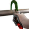 BIGBEN® BIGGUY Elasticated Fall Arrest Lanyard with Wide Opening Green Alloy Scaffold Hook