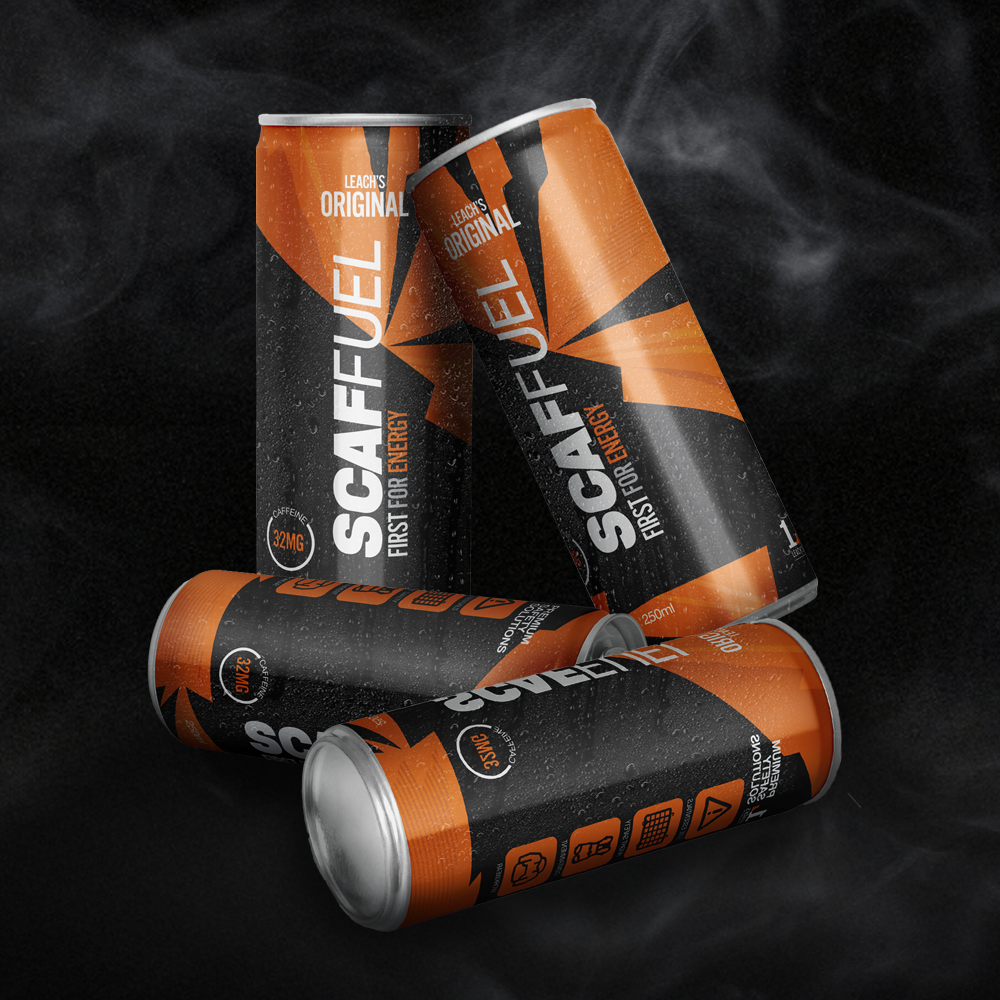 Leach's ScaffFuel Energy Drink Set (x 4)