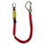 BIGBEN® Single Elasticated Fall Arrest Lanyard with Steel Scaff Hook