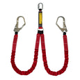 BIGBEN® Twin Tailed Elasticated Fall Arrest Lanyard with 2x Steel Scaff Hooks