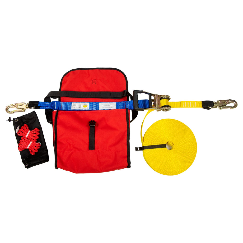 BIGBEN® Horizontal 20m 3 Man Temporary Webbing Lifeline