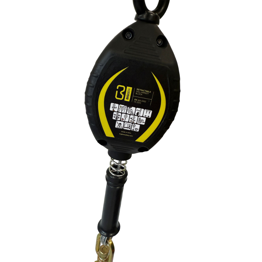BIGBEN Retractable Galv Steel Fall Arrest Block - 3.5m