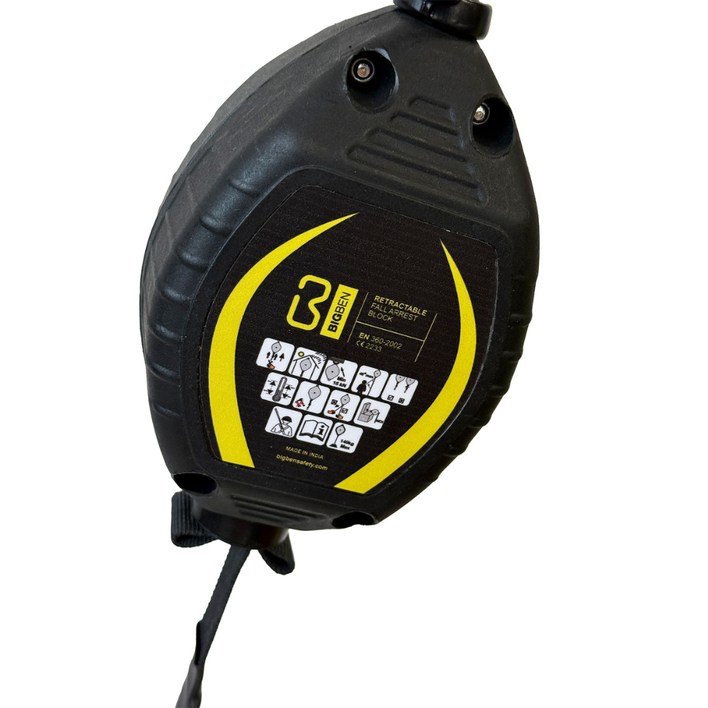 BIGBEN Retractable Webbing Fall Arrest Block - 3.5m