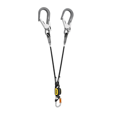 Petzl ABSORBICA®-Y MGO Fall Arrest Twin Lanyard - Rope or Flex