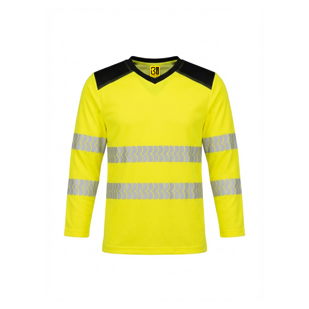 Yellow BIGBEN® ULTRATUFF® Hi-Vis Long Sleeve T-Shirt