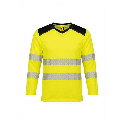 Yellow BIGBEN® ULTRATUFF® Hi-Vis Long Sleeve T-Shirt