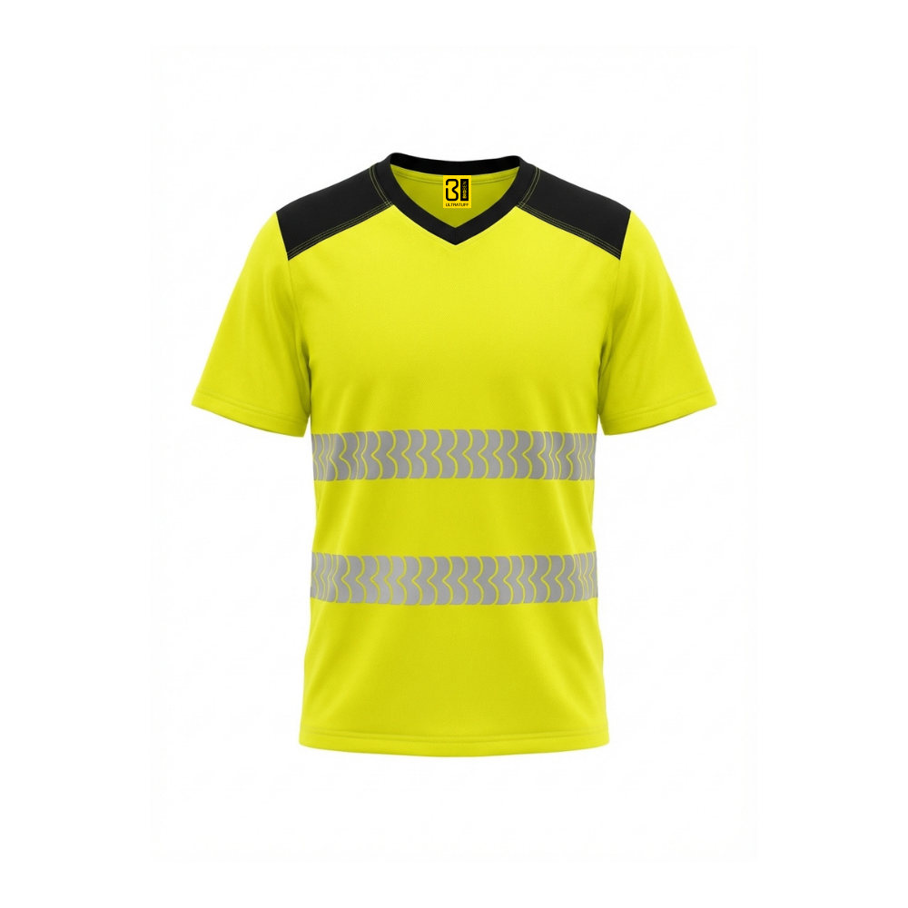 Yellow BIGBEN® ULTRATUFF® Hi-Vis Short Sleeve T-Shir