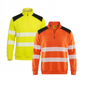 BIGBEN® ULTRATUFF® Hi-Vis Zip Neck Sweatshirt