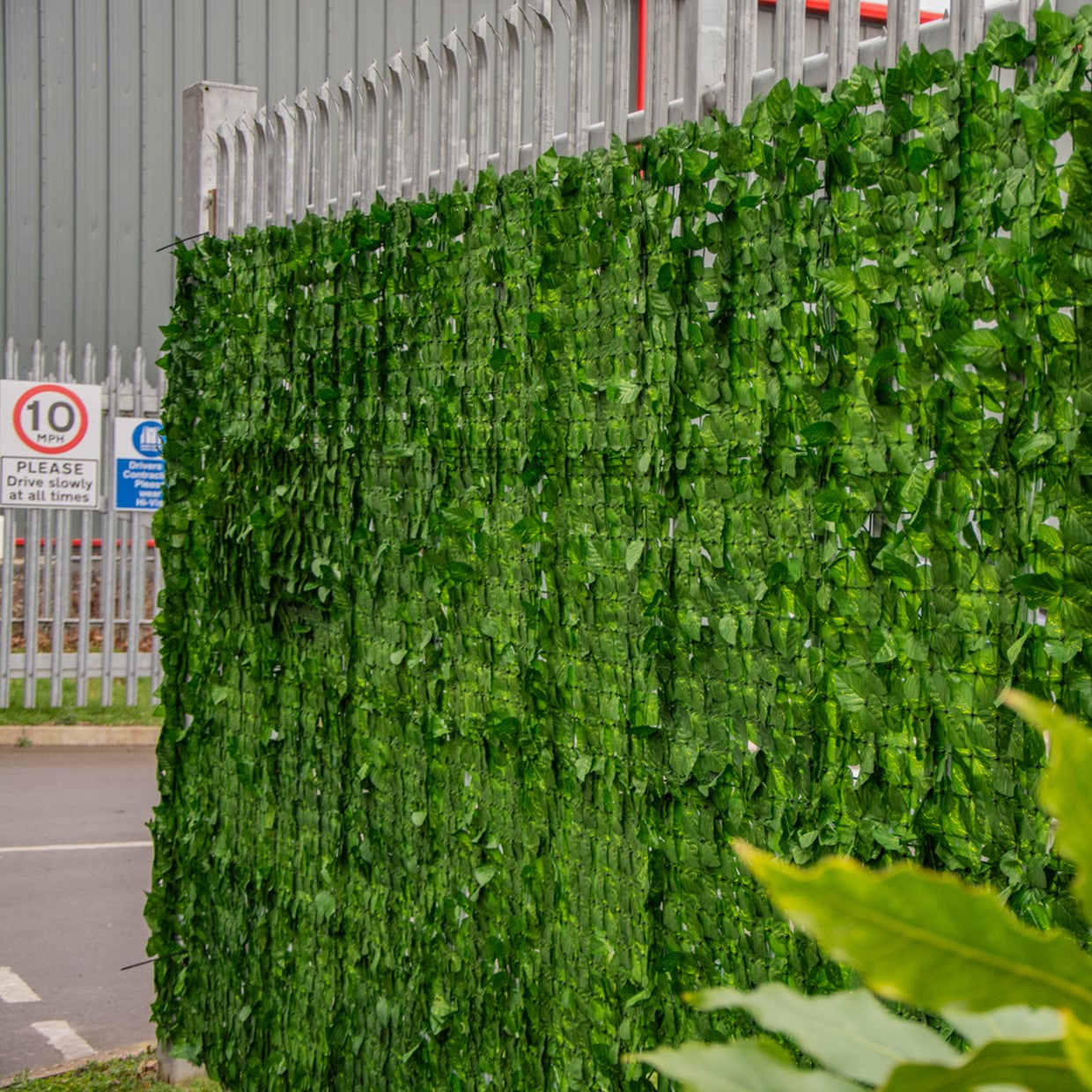 Computer Privacy Leaf BIGBEN® Superclad Artificial Ivy Leaf Fence Privacy Screen