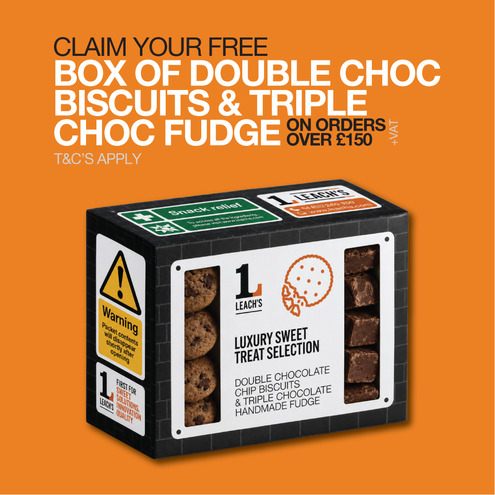 Leach’s Deluxe Biscuit & Fudge Duo – Double Chocolate Biscuits & Triple Chocolate Fudge