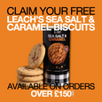 Leach’s Tinned Luxury Biscuits – Sea Salt & Caramel