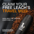 Leach’s Leakproof Travel Mug, 360° Lid - 450ml