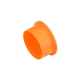 FME Orange Pipe Caps (EC Series) - Pack of 100